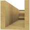 Ekena Millwork 6in. W x 6in. H x 28in. L Newport Woodgrain TimberThane Rafter Tail, Primed Tan RFTUR06X06X28NEWRCPR - alternate 3